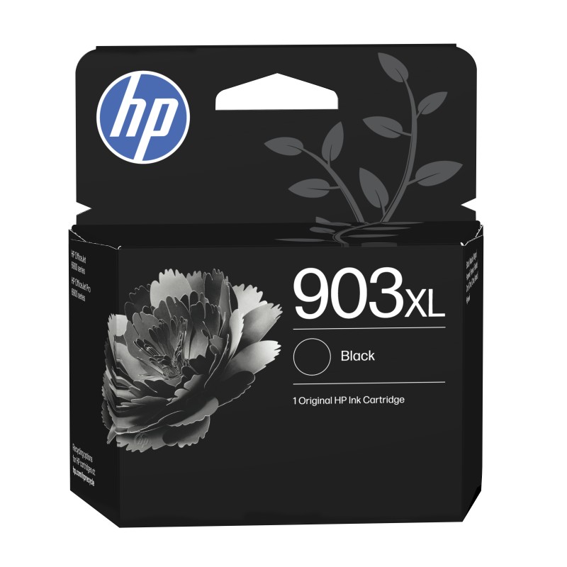 HP 903XL High Yield Black Original Sort 750 sider Blæk HP 903XL High Yield Black Original Sort 750 sider Blæk